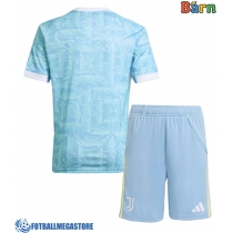 Fotballdrakt Barn Juventus Bortedraktsett 2025-26 Kortermet (+ Korte bukser)